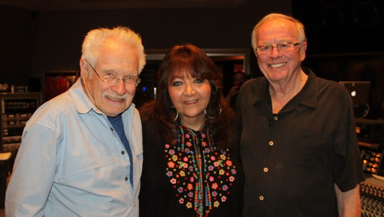 Pictured (L-R): Composer, pianist and arranger Dave Grusin, BMI’s Doreen Ringer-Ross, BMI composer Patrick Williams.