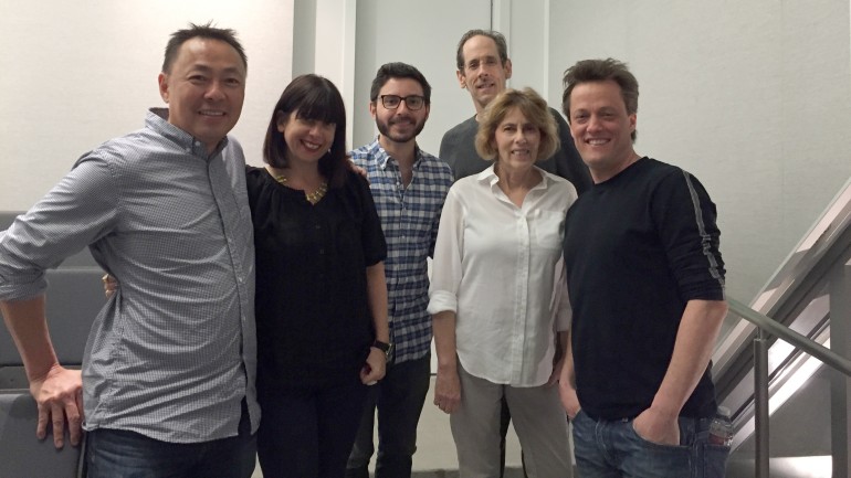 Pictured (L-R) are: BMI's Ray Yee, Ground Control Entertainment’s Jen Ross, Emerson faculty member Dan Viafore, composer and Emerson faculty member Randy Miller, music editor Lisa Jaime and BMI composer Nathan Barr.
