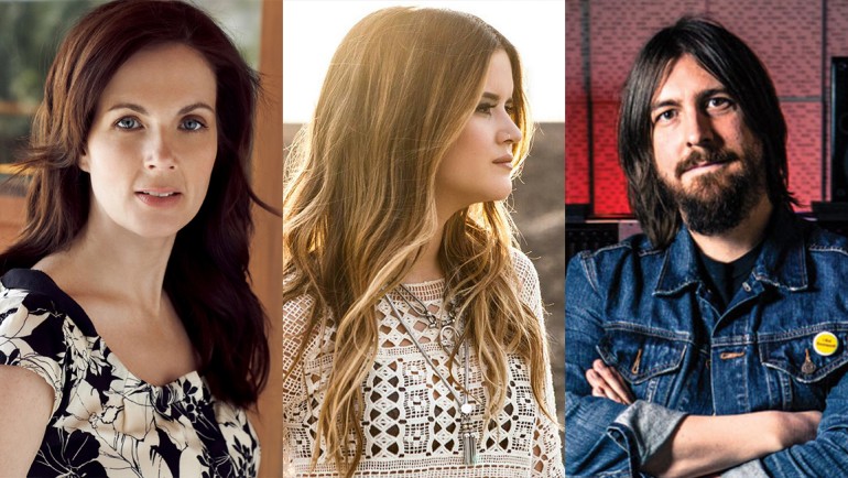 Pictured (L-R): Lori McKenna, Maren Morris and Dave Cobb