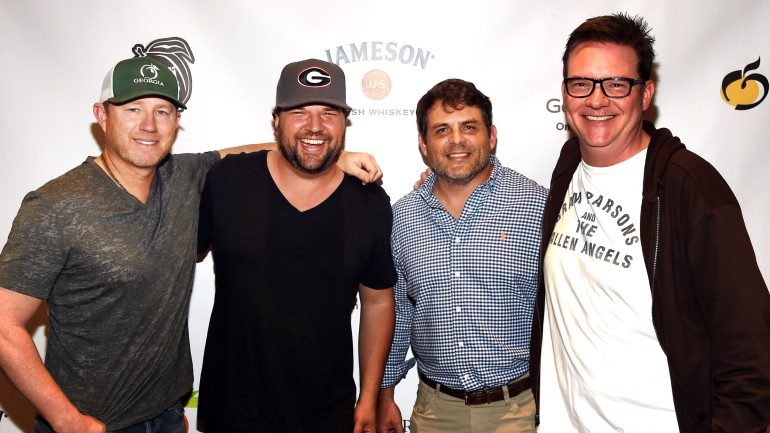 Songwriter Ben Hayslip, BMI songwriters Dallas Davidson and Rhett Akins, BMI’s Perry Howard.