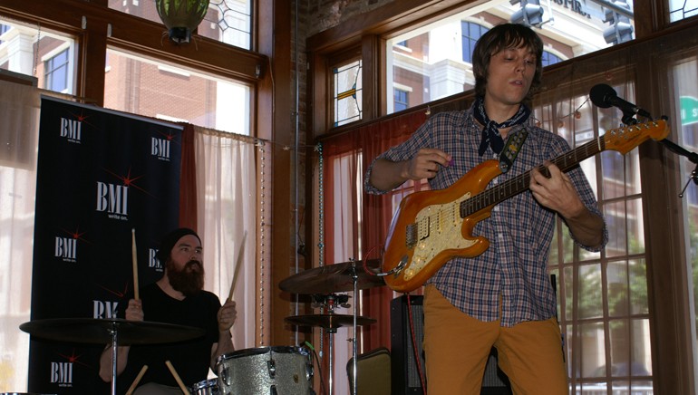 BMI band Mammabear performs songs from their new EP at the BMI/Slush Fund Day Party, held at Little Kings Shuffle Club in Athens, GA.