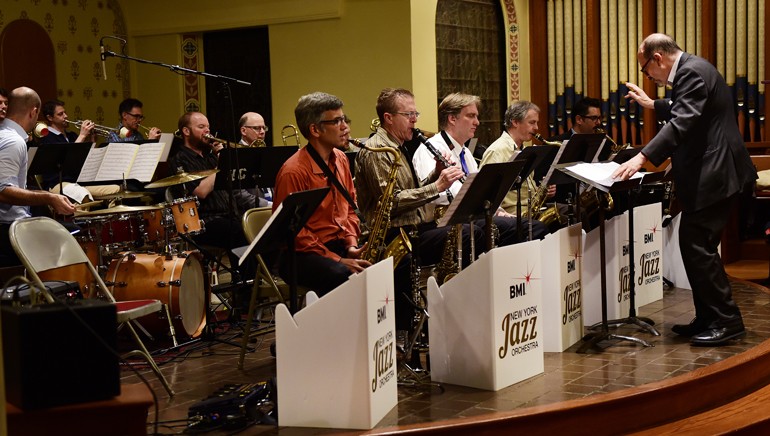 Charlie Parker Prize winner Dan Block performs his winning piece “Madrigal.”