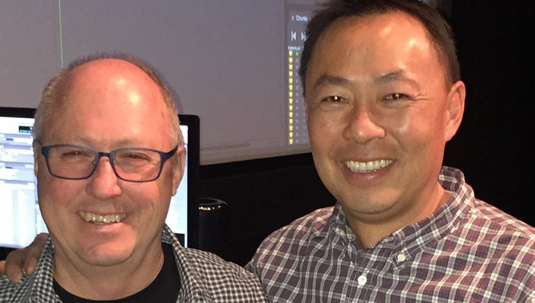BMI composer Rick Marvin and BMI’s Ray Yee pause for a photo during the SCL Seminar.