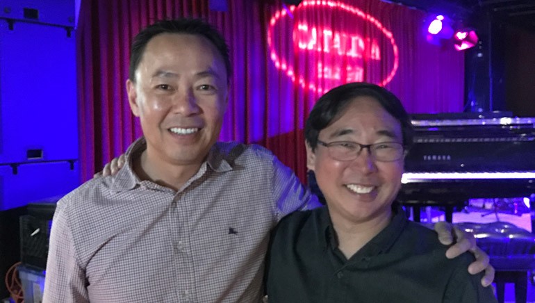 Pictured at the ASMAC luncheon are BMI’s Ray Yee and guest speaker and BMI composer Nathan Wang.