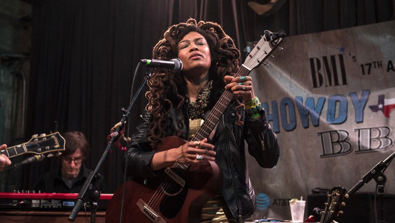 Valerie June performs at BMI’s 17th Annual Howdy Texas Party held at Stubb’s on March 14 during SXSW 2017.