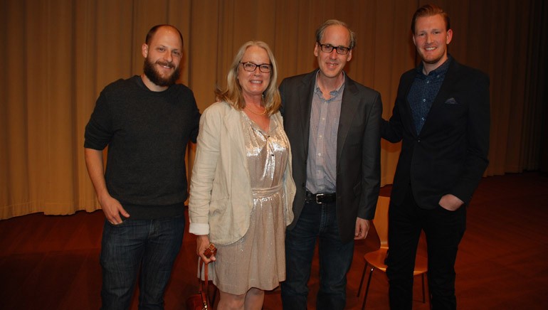 Pictured (L-R) after the Q&A with BMI composer Jeff Beal are: moderator and journalist Tim Greiving, producer Megan Williams, award-winning composer Jeff Beal and BMI’s Chris Dampier.
