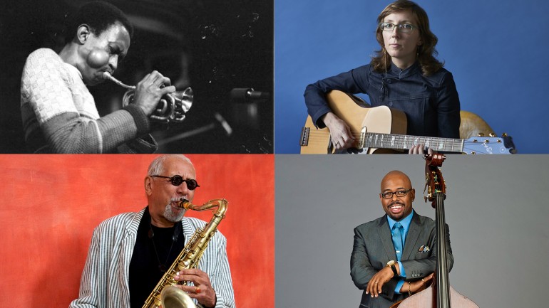 Pictured clock-wise from top left: BMI affiliates Don Cherry, Mary Halvorson, Christian McBride and Charles Lloyd