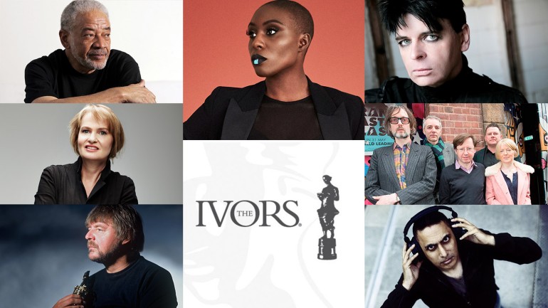 Top row: Bill Withers, Laura Mvula, Gary Numan; Middle row: Anne Dudley, Pulp; Bottom row: John Surman, Nitin Sawhney