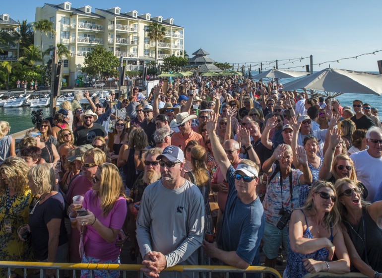 The Key West Songwriters Festival Kick Off Party takes place at the Sunset Pier on May 10, 2017.
