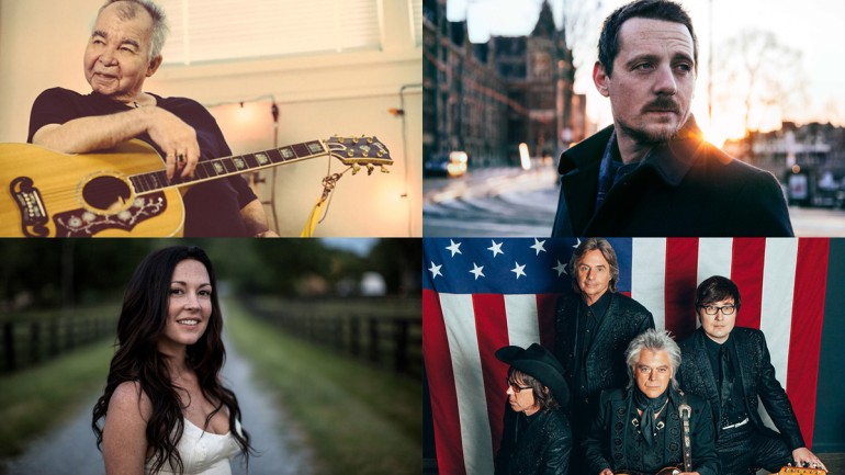 Pictured: (Top Left) John Prine, (Top Right) Sturgill Simpson, (Botton Left) Amanda Shires, (Bottom Right) Marty Stuart and His Fabulous Superlatives