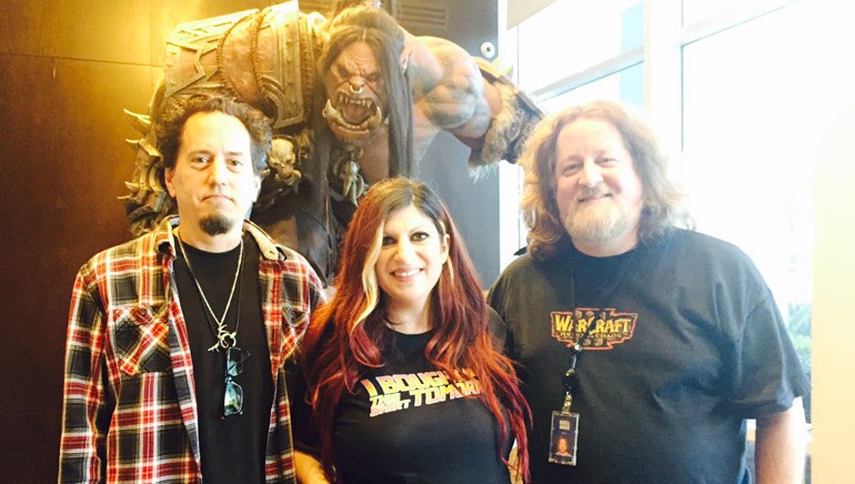 Pictured (L to R) are Project Music Director, Blizzard Entertainment, Derek Duke; BMI’s Senior Director, Film, TV & Visual Media, Anne Cecere; and Blizzard Entertainment’s Senior Audio Director and Lead Composer, Russell Brower.