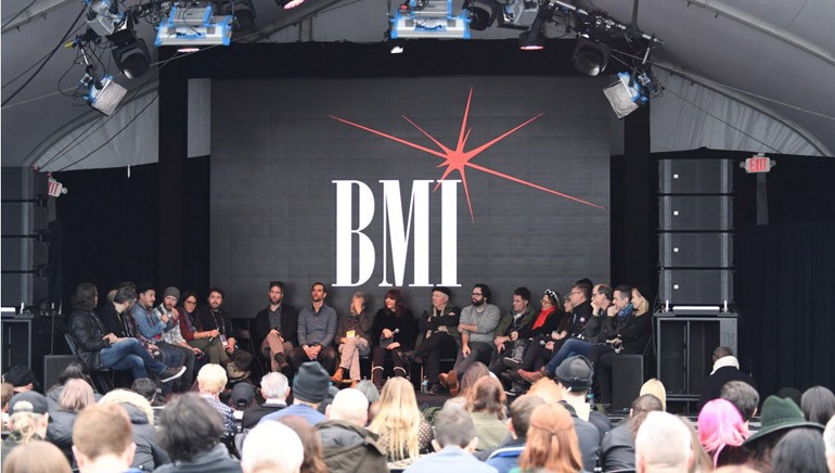 A captivated audience listens to the discussion at BMI’s roundtable ‘Music & Film: The Creative Process’ presented by Canada Goose during the 2017 Sundance Film Festival in Park City, Utah.