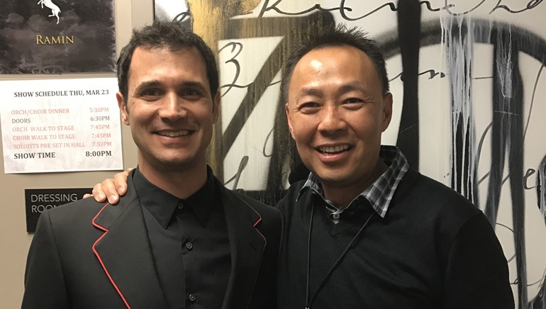 BMI’s Ray Yee (R) celebrates the music of “Game of Thrones” with BMI composer Ramin Djawadi.