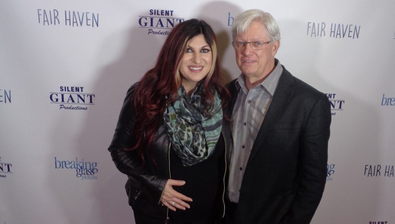 BMI’s Anne Cecere with award-winning BMI composer Christopher Farrell at the premiere of “Fair Haven.”