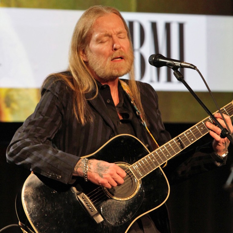 Gregg Allman performs after being honored at the 67th Annual BMI Board of Directors NAB Dinner, held on April 14 2015 in Las Vegas.