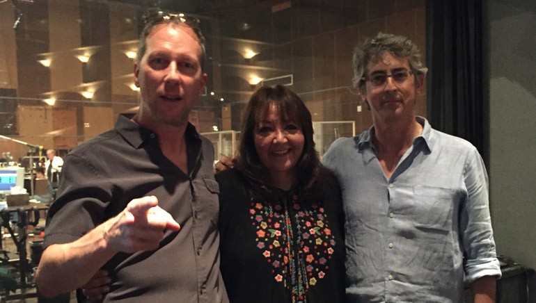 Pictured are: composer Rolfe Kent, BMI’s Doreen Ringer-Ross and director Alexander Payne.