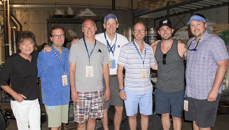 Pictured (L-R) at BMI’s VIP reception during the Key West Songwriters Festival are: BMI Hall of Fame songwriter Even Stevens, HD Radio/ DTS Senior VP Joe D’Angelo, DTS General Manager of Automotive & HD Radio Jeff Jury, BMI’s Dan Spears, Cox Media Group-Tampa VP Keith Lawless, Warner Brothers recording artist and BMI songwriter Michael Ray and BMI’s Mason Hunter.