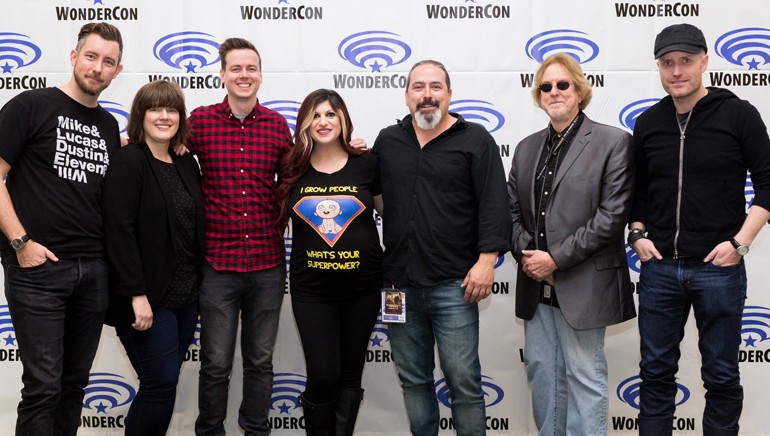 Pictured (L-R): White Bear PR’s Chandler Poling, BMI composers Heather McIntosh and Michael Kramer, BMI’s Anne Cecere, BMI composer Tree Adams, composer Greg Edmonson and BMI composer Andrew Lockington.