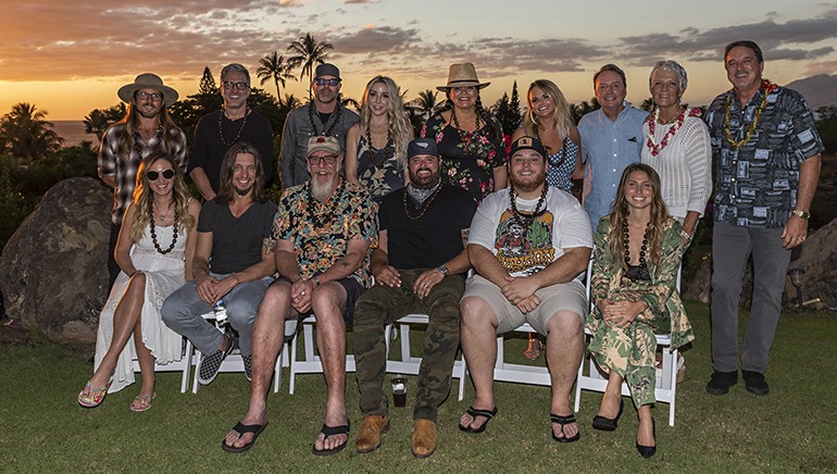 Top Row L-R: Lukas Nelson, Brett Warren, Jon Randall, Ashley Monroe, Angaleena Presley, Miranda Lambert, BMI’s Jody Williams, Claudia Goodfellow and Danny Goodfellow. Bottom Row L-R: Jessi Alexander, Brad Warren, Ray Benson, Randy Houser, Luke Combs and Lily Meola.