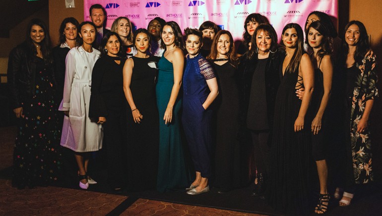 Pictured (front row) are: BMI’s Reema Iqbal, conductor Sharon Lavery, composers ASKA, Germaine Franco, Tangelene Bolton, Perrine Virgile-Piekarski, Emily Rice and Cindy O’Connor, BMI’s Doreen Ringer Ross, composers Tori Letzler and Jessica Weiss, and music supervisor Season Kent. (back row): BMI’s Chris Dampier, composers Ronit Kirchman, Tamar-kali, Heather McIntosh and Mandy Hoffman, and BMI’s Alex Flores. 