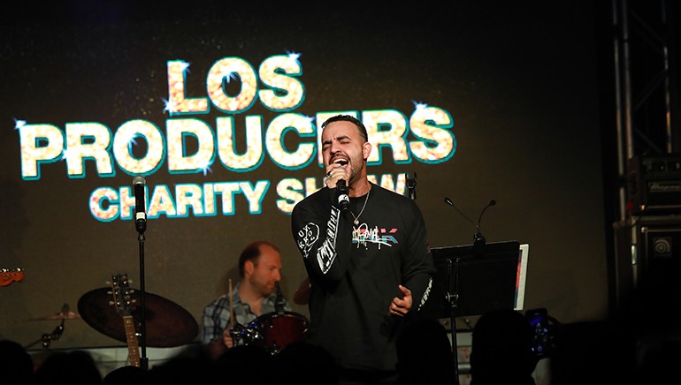 COASTCITY performing at the 8th Annual BMI & Rebeleon Entertainment’s ‘Los Producers Charity Concert’ held at Vinyl at The Hard Rock Cafe Hotel & Casino on November 15, 2018 in Las Vegas.