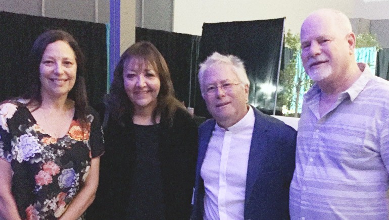 Pictured at Menken’s concert are: producer Laura Engel, BMI’s Doreen Ringer-Ross, award-winning BMI composer Alan Menken, and Disney's Scott Holtzman.
