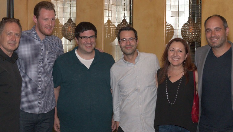 Pictured (L-R) are: BMI composer Mark Isham, BMI’s Chris Dampier, “Once Upon a Time” creators Adam Horowitz and Edward Kitsis, and BMI composers Cindy O’Connor and Michael Simon.