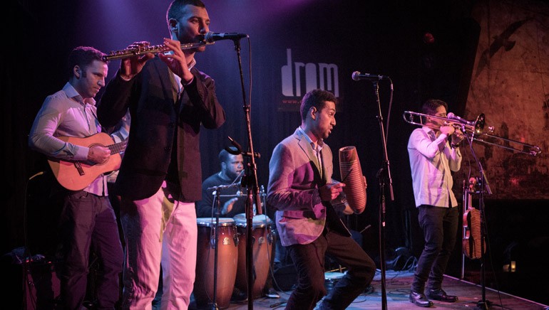 Los Hacheros perform at “Sabores Latinos” at DROM.