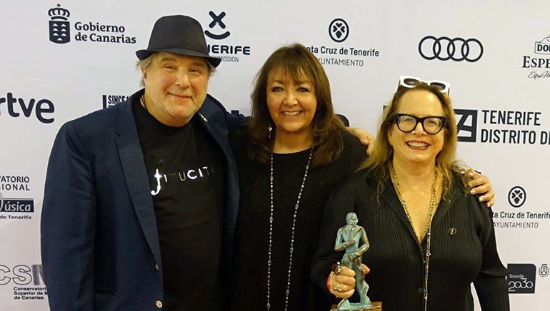 Pictured are BMI composer Christopher Young, BMI’s Doreen Ringer-Ross and BMI composer Laura Karpman. 