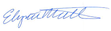 Beth Matthews signature