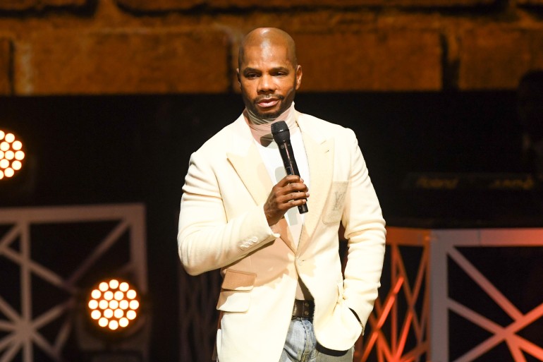 Kirk Franklin on stage the 2017 BMI Trailblazers of Gospel Honors