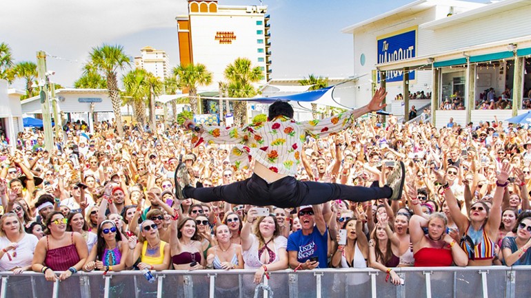 MAX performs during the 2018 Hangout Music Festival in Gulf Shores, Alabama.