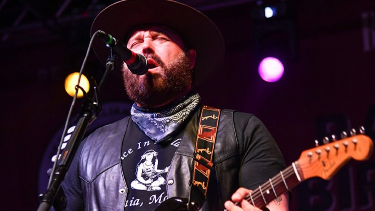 Randy Houser performs at the BMI Howdy Texas presents Ray Benson’s Birthday Bash during SXSW 2019.