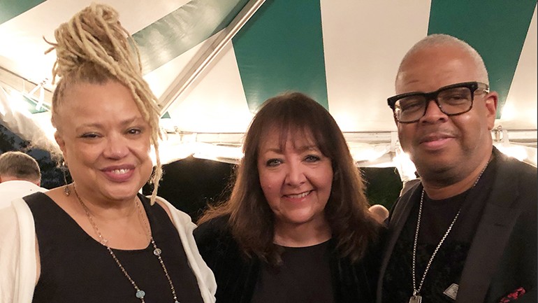 Pictured at the after party for the opera are librettist Kasi Lemmons, BMI’s Doreen Ringer-Ross and composer Terence Blanchard.