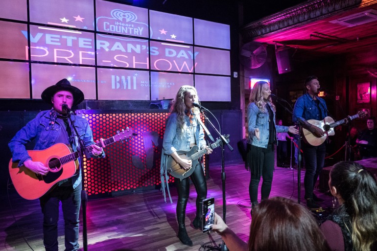 Gone West performs the BMI Guitar Pull at Jason Aldean’s Kitchen in Nashville.