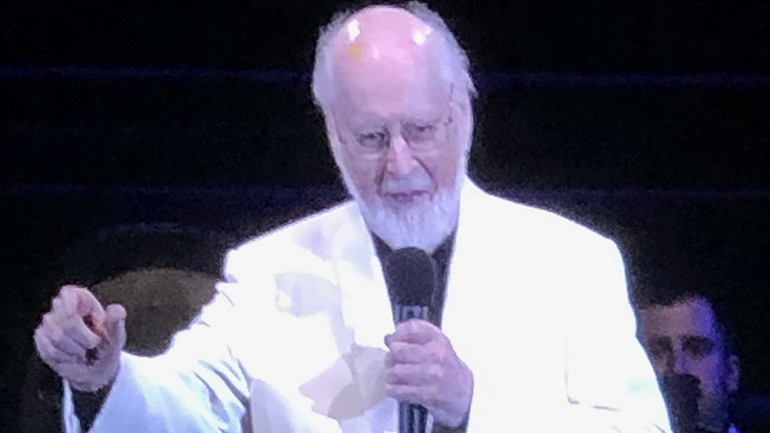BMI composer John Williams acts as host during the evening celebrating his music at the Hollywood Bowl.