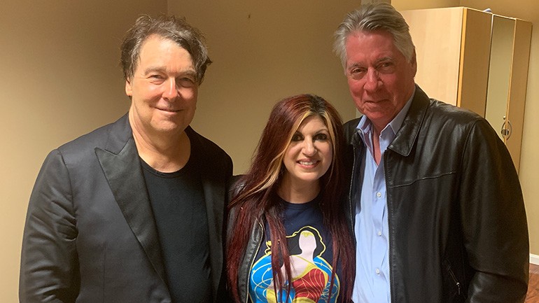 BMI composer and conductor David Newman; BMI’s Senior Director Creative-Film, TV & Visual Media, Anne Cecere; and BMI composer Alan Silvestri gather for a photo at the performance of “Back to the Future.”
