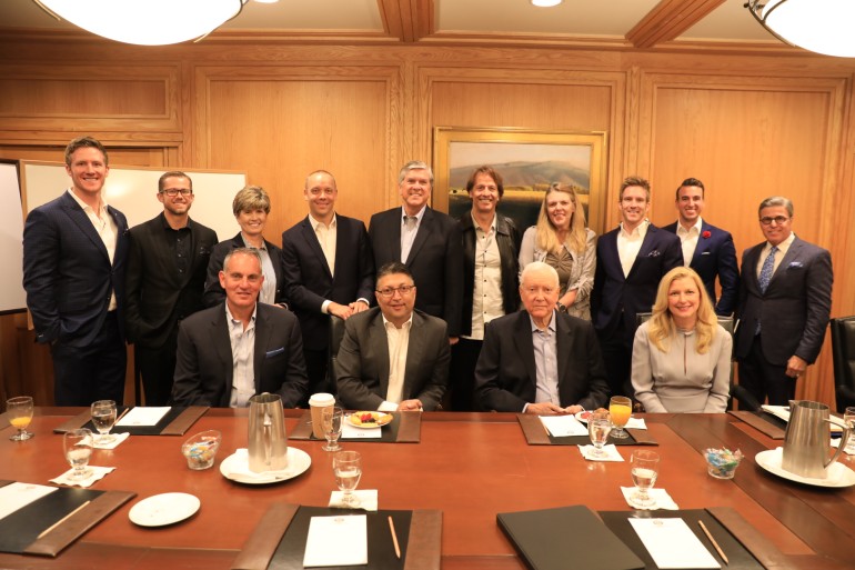 BACK ROW, left to right
Casey Elliott (GENTRI), Stephen Nelson (GENTRI Musical Director), Melanie Bowen (Community Relations Director, Orrin G. Hatch Foundation), Matt Sandgren (Executive Director, Orrin G. Hatch Foundation), Gordon Smith (President/CEO NAB), Kurt Bestor (Composer & Performer), Michele Zabriskie (President, Utah Broadcasters Association), Bradley Quinn Lever (GENTRI), Brad Rossin (GENTRI), Ron Gunnell (Consultant-GENTRI)
FRONT ROW
Mike O'Neill (BMI), Makan Delrahim (US DOJ), Senator Orrin G. Hatch, Elizabeth Matthews (ASCAP)