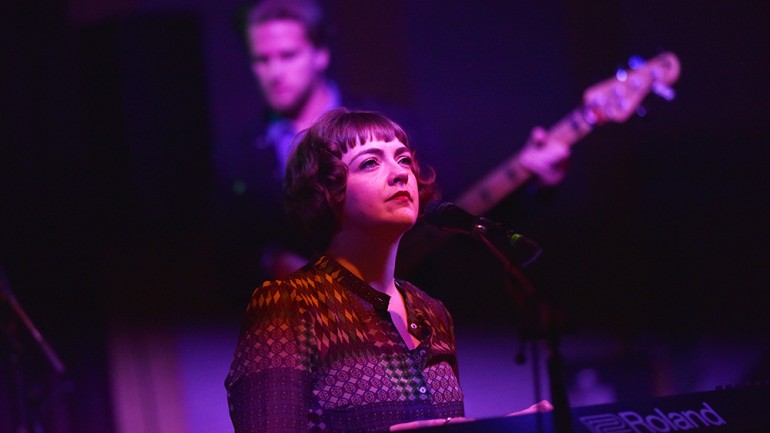 Neyla Pekarek (formerly of The Lumineers) takes a moment to soak it all in at the BMI Snowball during the 2019 Sundance Film Festival at The Shop on January 29, 2019 in Park City, Utah.