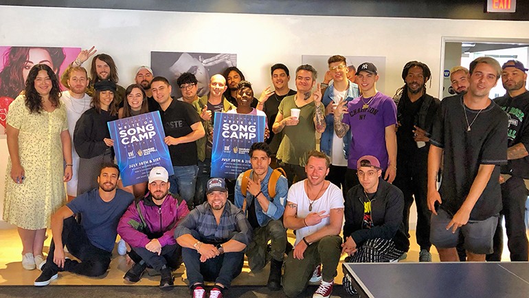 This year’s “Write On” song camp brought together 25 songwriters and producers from various genres and countries to the Atlantic Records Studios on July 21, 2019 in Hollywood.