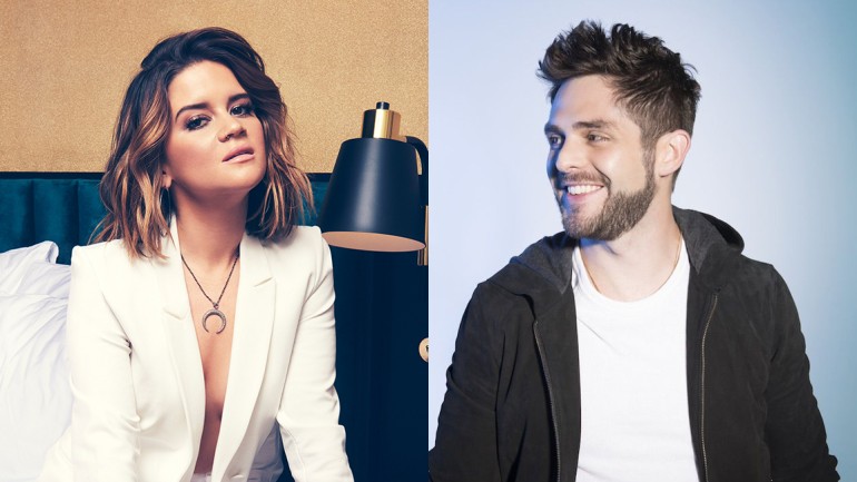 Pictured is Maren Morris and Thomas Rhett.