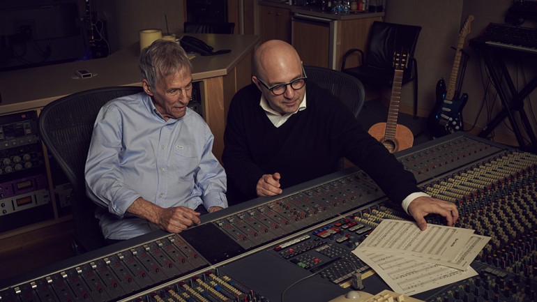 L-R Burt Bacharach and Daniel Tashian