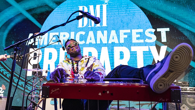 Robert Randolph and Friends perform at BMI’s annual Americana Fest Pre-Party.