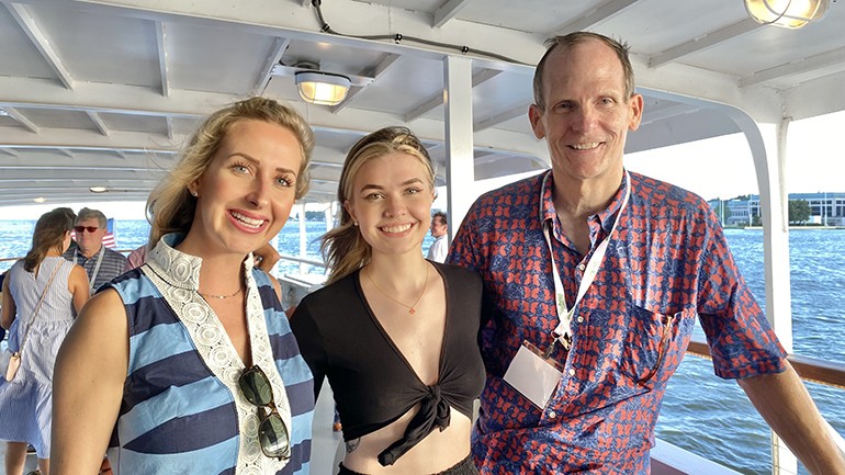 Pictured (L-R) before BMI songwriter Ryleigh Modig’s performance at the CSRA Annual Conference in Annapolis are: Maryland Retailer Association President & CSRA Board Chair Cailey Locklair, BMI songwriter Ryleigh Modig and BMI’s Dan Spears.