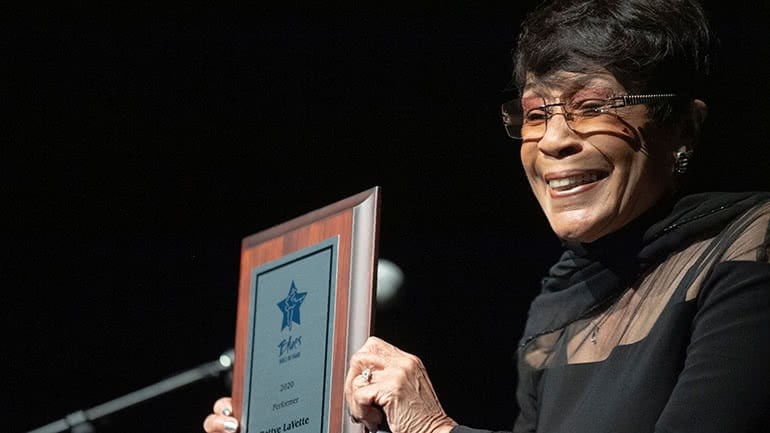 Pictured is Blue Music Hall of Fame inductee Bettye LaVette.