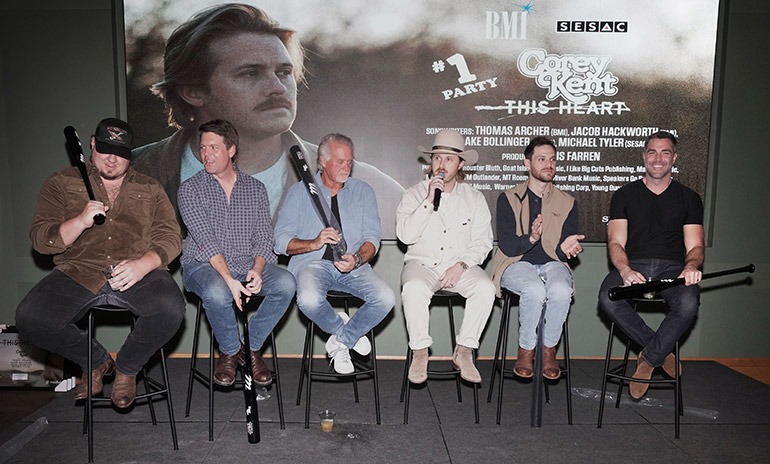 Corey Kent gifted custom baseball bats