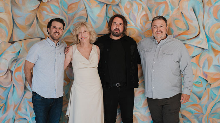 Photo L-R: Sun Records’ Chase Gregory, Lisë Davis, Coyle Girelli (BMI), BMI’s Mason Hunter.