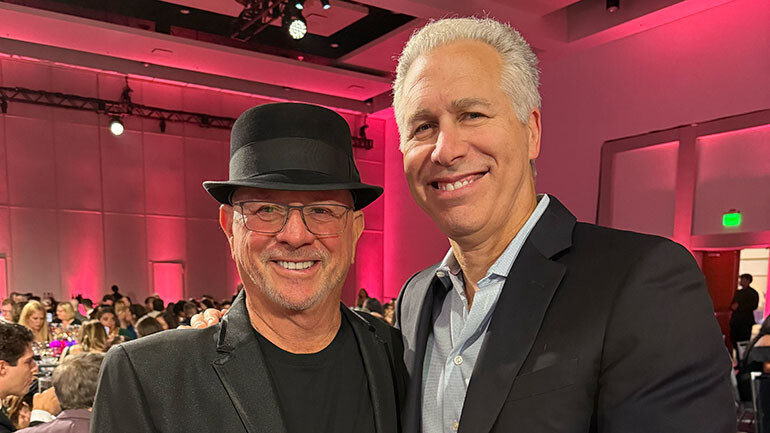 Composer Mike Post and BMI’s EVP, Chief Revenue & Creative Officer, Mike Steinberg.