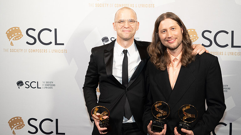 BMI composers Theodore Shapiro and Ludwig Göransson at the 7th annual Society and Composers and Lyricists Awards.