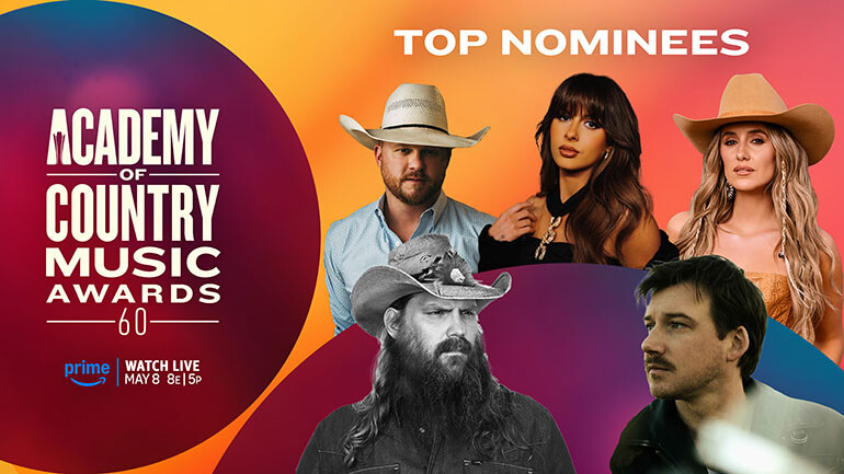 Back Row L-R: Cody Johnson (BMI), Ella Langley (BMI), Lainey Wilson (BMI); Front Row L-R: Chris Stapleton (ASCAP), Morgan Wallen (BMI).